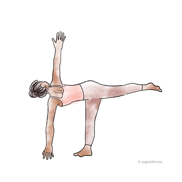 Ardha Chandrasana, Half Moon Pose | Yoga | Standing Postures